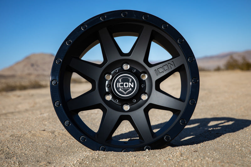 ICON Rebound 17x8.5 5x5 -6mm Offset 4.5in BS 71.5mm Bore Double Black Wheel -  Shop now at Performance Car Parts