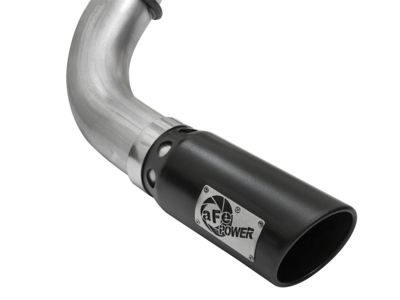 aFe LARGE Bore HD DPF-Back SS Exhaust w/ Black Tip 2016 Nissan Titan XD V8-5.0L (td) -  Shop now at Performance Car Parts