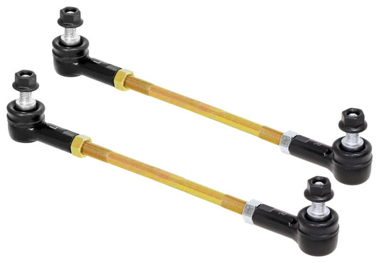 RockJock Adjustable Sway Bar End Link Kit 10 1/2in Long Rods w/ Sealed Rod Ends and Jam Nuts pair