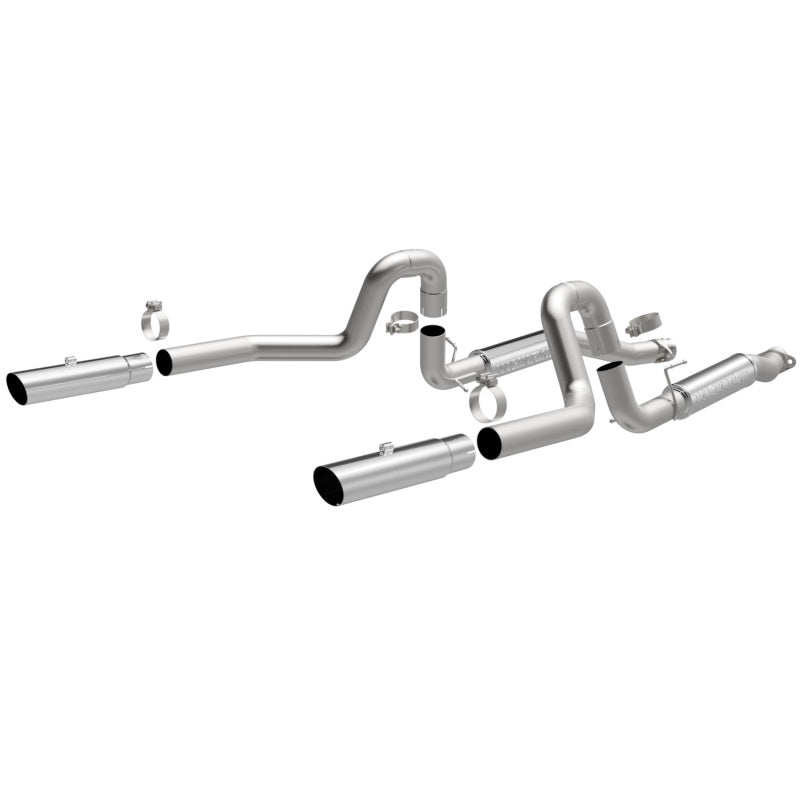 MagnaFlow 99-04 Mustang Mach 1 V8 4.6L Dual Split Rear Exit Stainless Cat-Back Performance Exhaust -  Shop now at Performance Car Parts