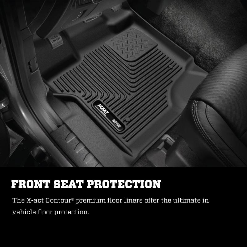 Husky Liners15-23 Ford F-150 Standard Cab X-Act Contour Black Floor Liners -  Shop now at Performance Car Parts