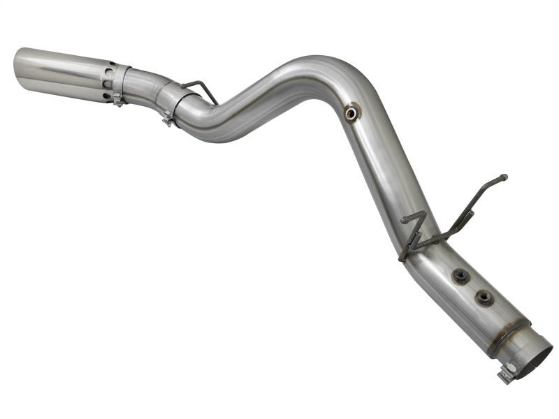 aFe LARGE BORE HD 5in 409-SS DPF-Back Exhaust w/Polished Tip 2017 GM Duramax V8-6.6L (td) L5P -  Shop now at Performance Car Parts
