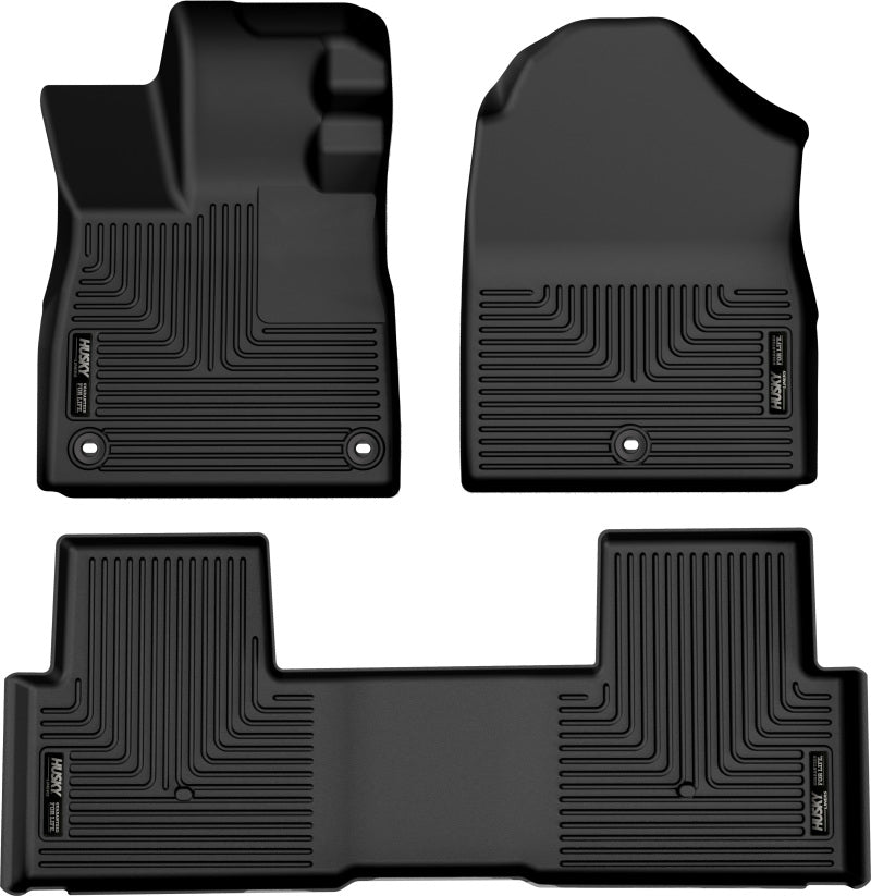 Husky Liners 2023 Honda Pilot Weatherbeater Black Front & 2nd Seat Floor Liners -  Shop now at Performance Car Parts