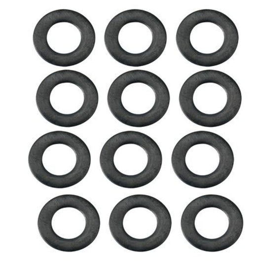 S&S Cycle .255in x .438in x .024in Rubber Coated Steel Flat Washer - 12 Pack