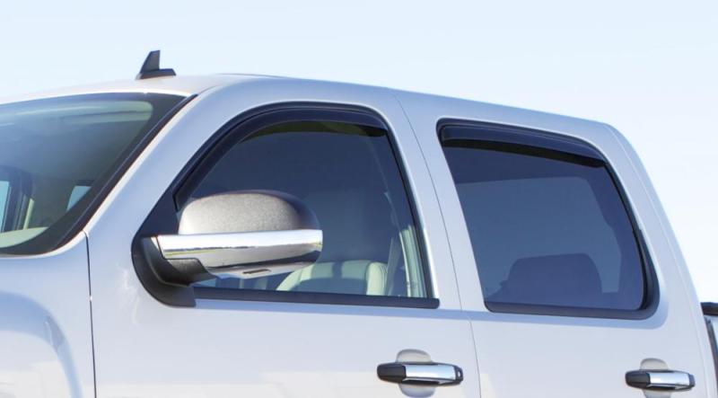 Lund 07-17 Toyota Tundra Double Cab Ventvisor Elite Window Deflectors - Smoke (4 Pc.) -  Shop now at Performance Car Parts