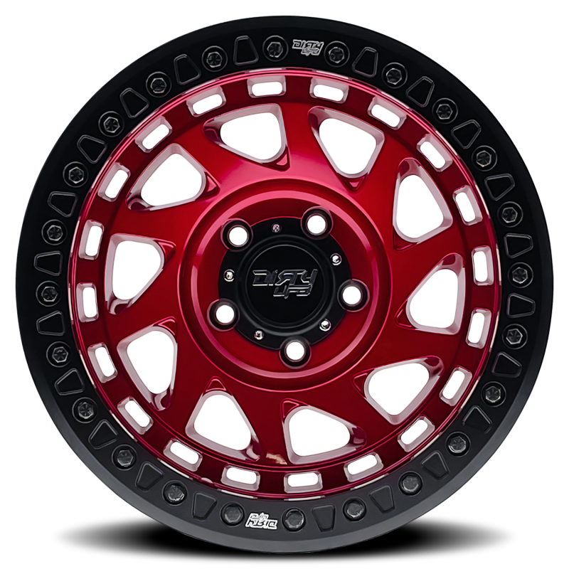 Dirty Life 9313 Enigma Race 17x9 / 6x139.7 BP / -12mm Offset / 106mm Hub Crimson Candy Red Wheel -  Shop now at Performance Car Parts