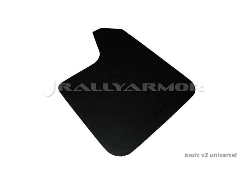 Rally Armor Universal Basic Mud Flap White Logo -  Shop now at Performance Car Parts