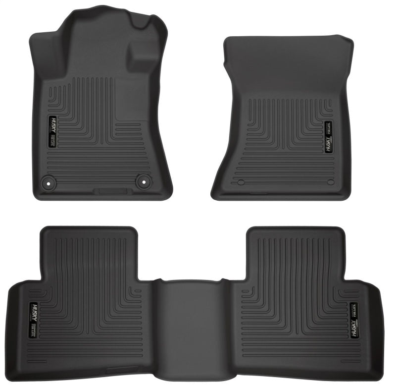 Husky Liners 19-23 Nissan Altima WeatherBeater Black Front & Second Seat Floor Liner -  Shop now at Performance Car Parts