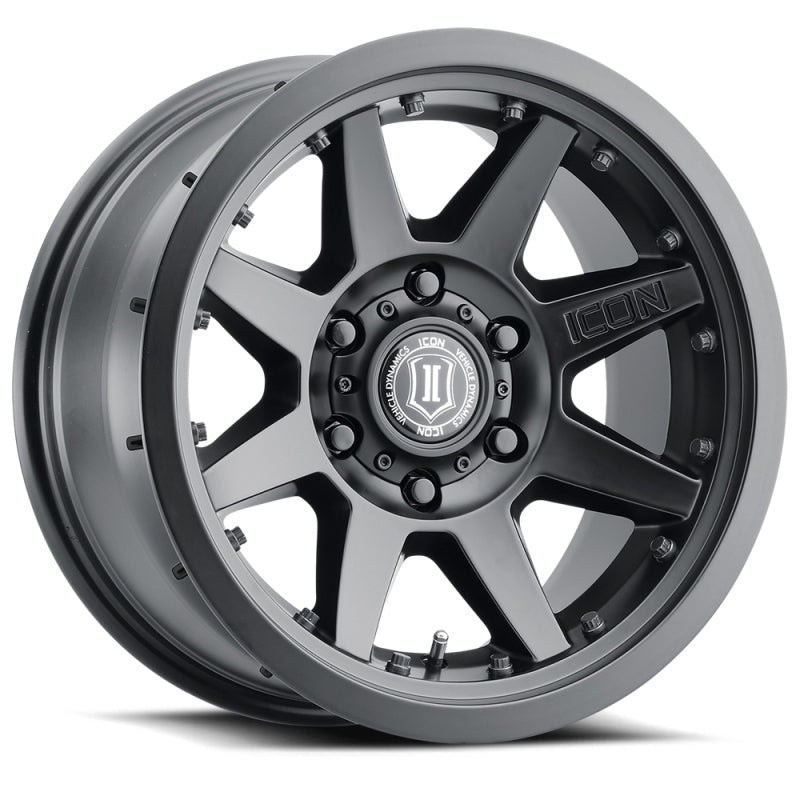 ICON Rebound Pro 17x8.5 6x5.5 0mm Offset 4.75in BS 106.1mm Bore Satin Black Wheel -  Shop now at Performance Car Parts