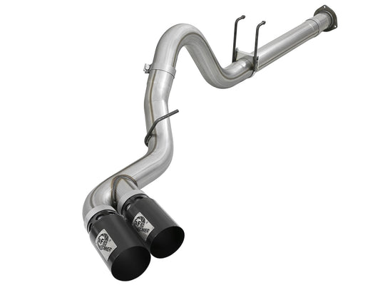 aFe Power 11-14 Ford F250/F350 6.7L Diesel Rebel XD 4in 409 SS DPF-Back Exhaust System - Black Tips -  Shop now at Performance Car Parts