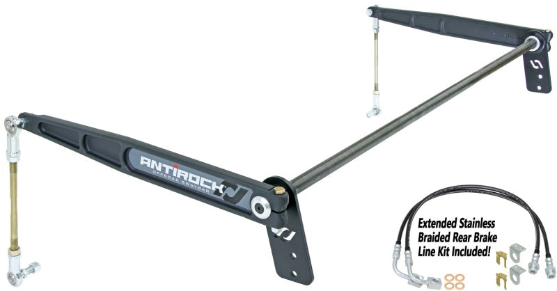 RockJock JK 2D Antirock Sway Bar Kit Rear Bolt-On Forged Arms -  Shop now at Performance Car Parts