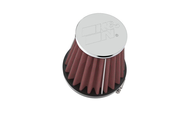 K&N Universal Chrome Filter 1 15/16 inch FLG / 3 inch Base / 2 inch Top / 3 inch Height -  Shop now at Performance Car Parts
