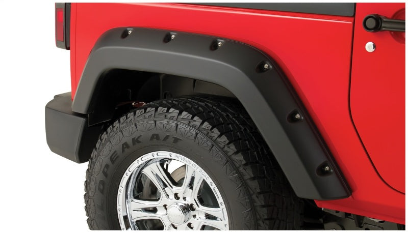 Bushwacker 15-17 Ford F-150 Styleside Pocket Style Flares 2pc 67.1/78.9/97.6in Bed - Black -  Shop now at Performance Car Parts