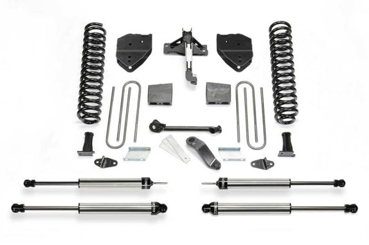 Fabtech 17-21 Ford F250/F350 4WD Diesel 4in Basic Sys w/Dlss Shks
