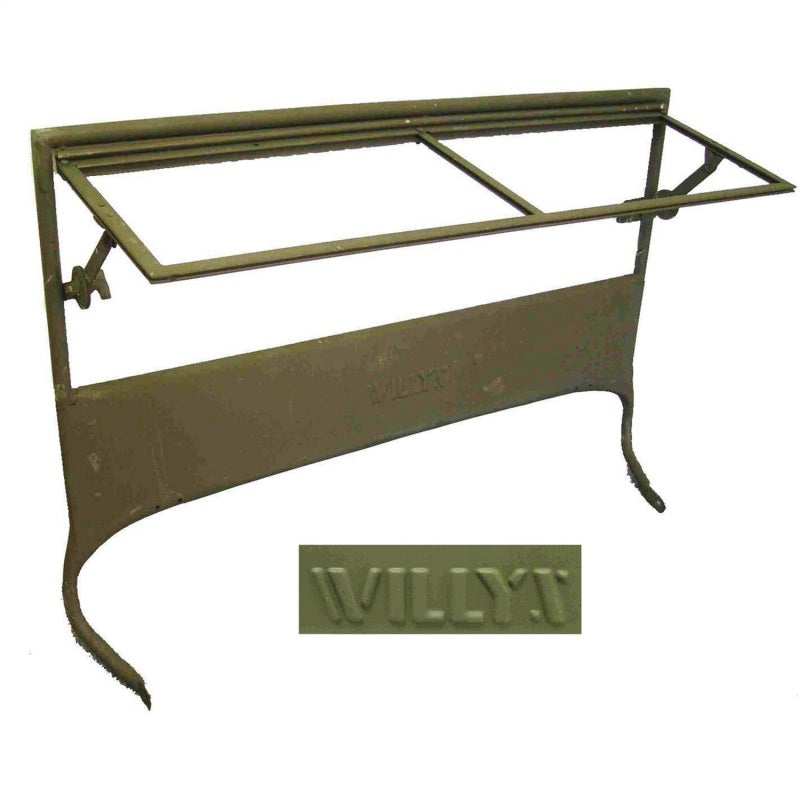 Omix Windshield Frame Willys Script 46-49 Willys CJ2A -  Shop now at Performance Car Parts