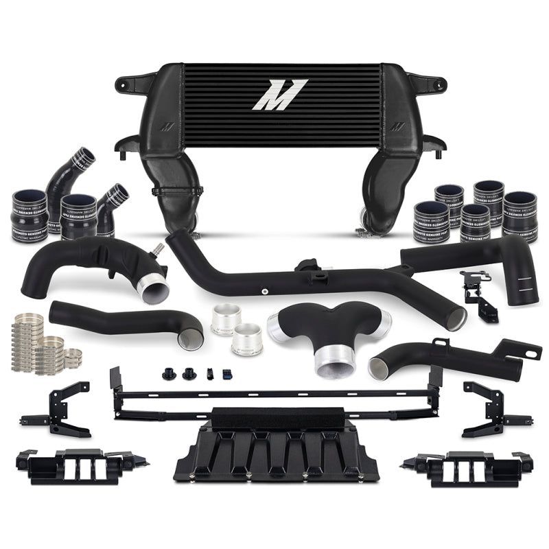 Mishimoto 21+ Ford Bronco 2.7L High Mount INT Kit BK Pipes BK Core -  Shop now at Performance Car Parts