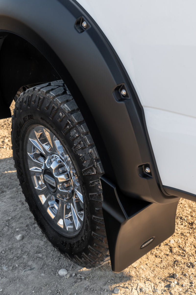 Bushwacker 17-20 Ford F-250/F-350 Trail Armor Rear Mud Flaps (Fits Pocket Style Flares) -  Shop now at Performance Car Parts