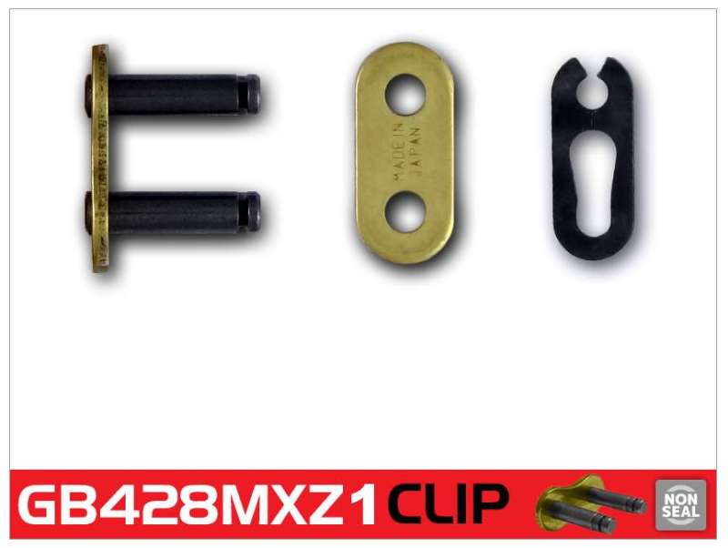 RK Chain GB428MXZ1-CLIP - Gold -  Shop now at Performance Car Parts