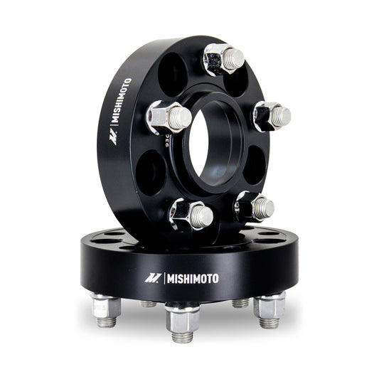 Mishimoto Wheel Spacers - 5x114.3 - 67.1 - 25 - M12 - Black