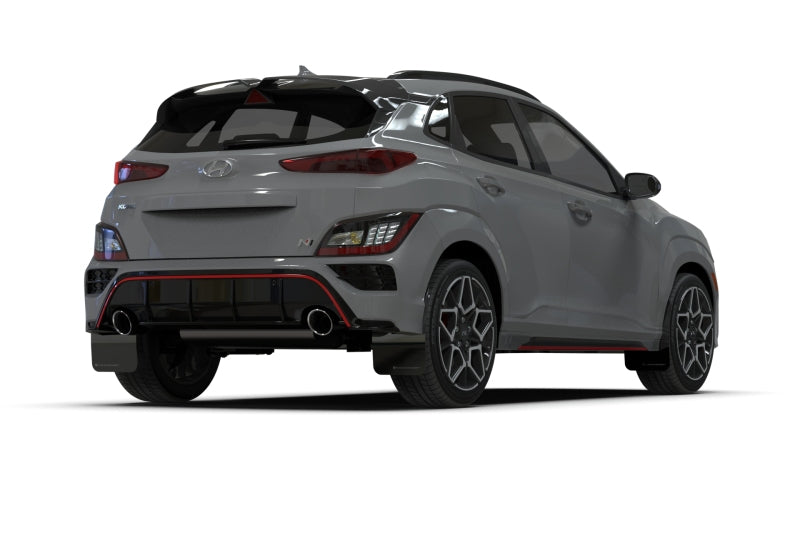 Rally Armor 2022 Hyundai Kona N Black UR Mud Flap w/ Grey Logo -  Shop now at Performance Car Parts
