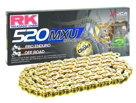 RK Chain GB520MXU-120L UW-Ring - Gold