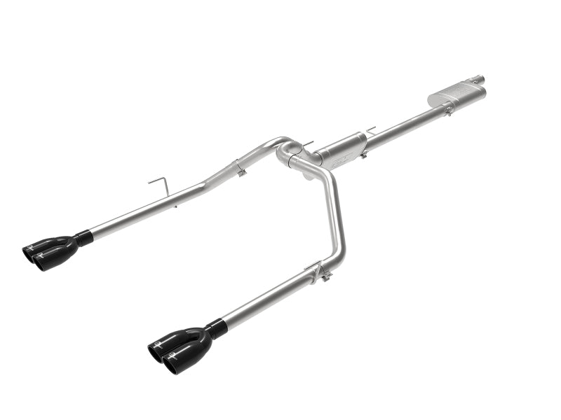 aFe Vulcan Series 3in-2-1/2in 304 SS Cat-Back 2020 Jeep Gladiator (JT) V6-3.6L w/ Black Tips -  Shop now at Performance Car Parts