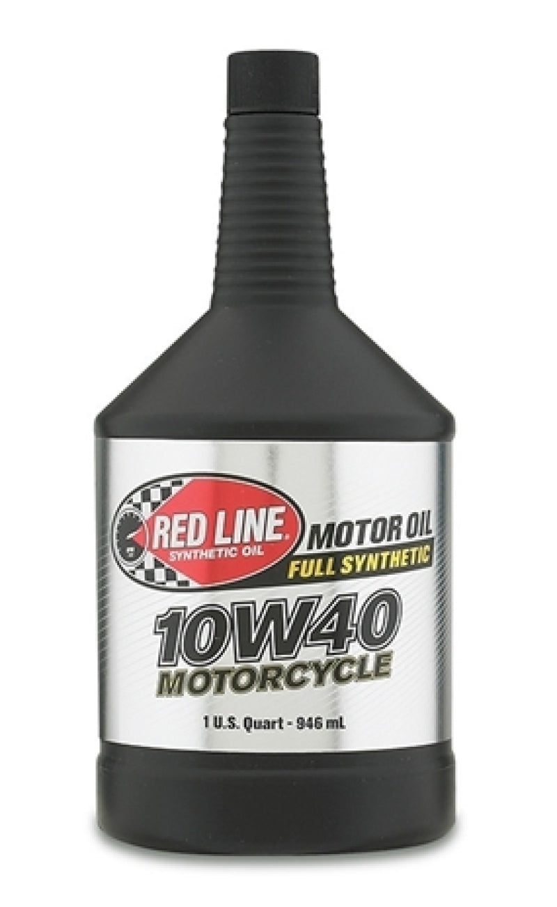 Red Line 10W40 Motorcycle Oil - Quart -  Shop now at Performance Car Parts