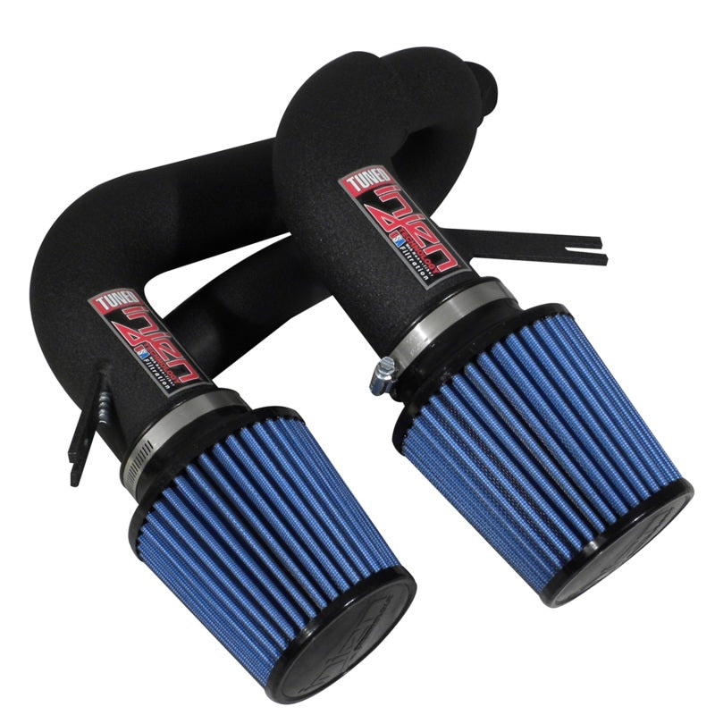 Injen 08-09 535i E60 3.0L L6 Twin intake & AMSOIL Filters Wrinkle Black Short Ram Intake -  Shop now at Performance Car Parts