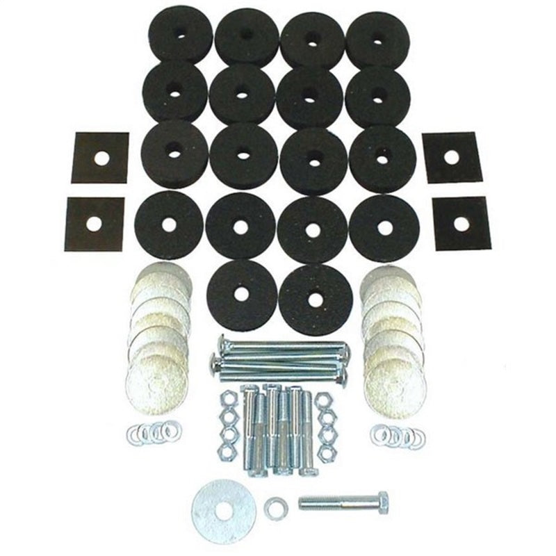 Omix Body Tub Mounting Kit 41-75 Willys & Jeep Models -  Shop now at Performance Car Parts