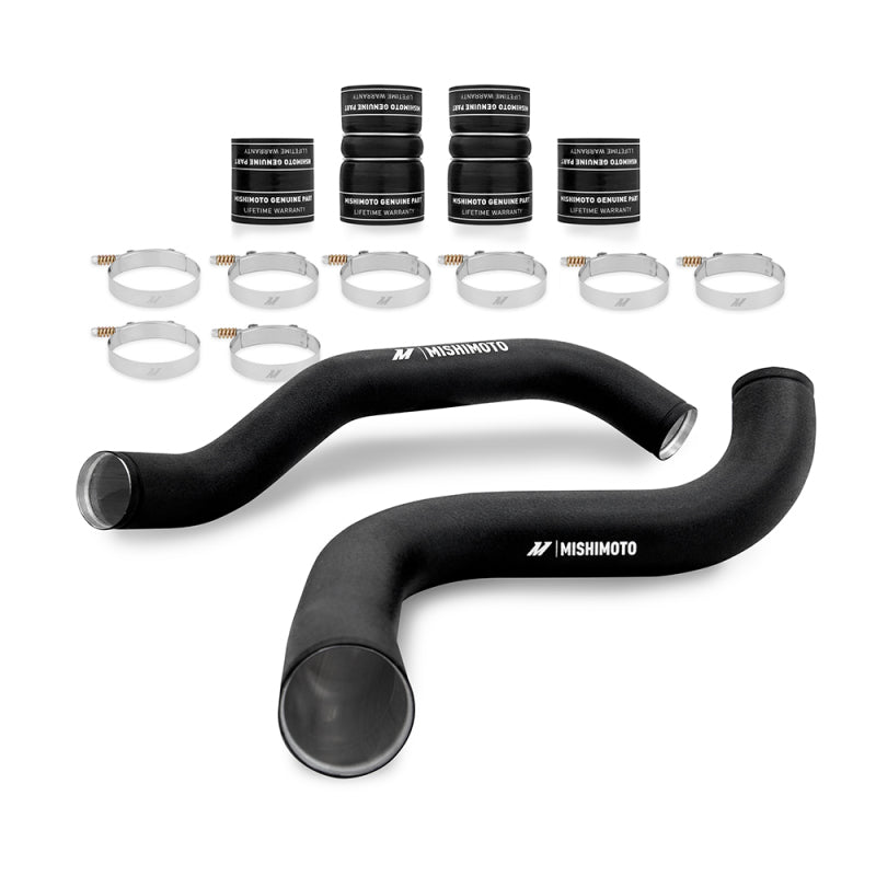 Mishimoto 99-03 Ford 7.3L Powerstroke PSD Intercooler Pipe/Boot Kit - Wrinkle Black -  Shop now at Performance Car Parts