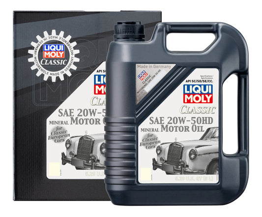 LIQUI MOLY 5L Classic Motor Oil SAE 20W50 HD