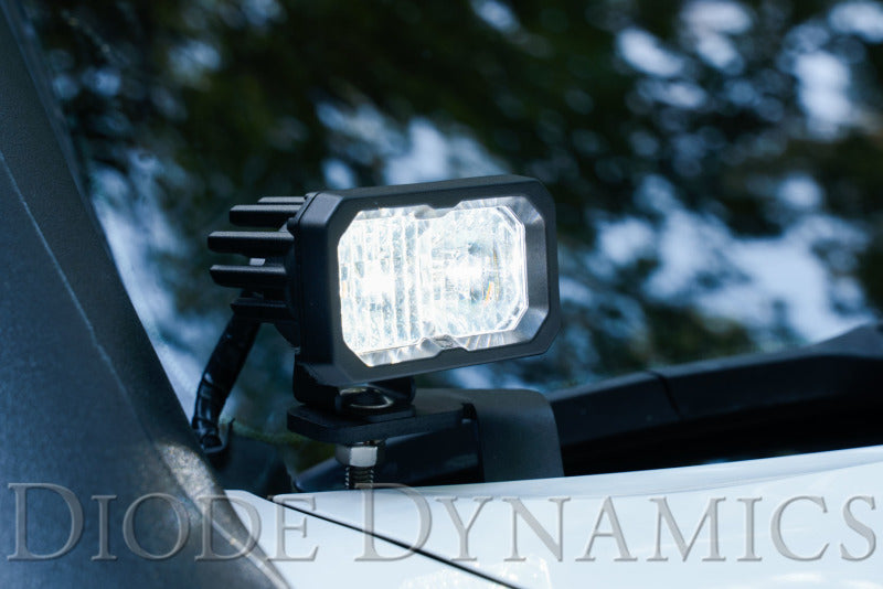 Diode Dynamics Stage Series 2 In LED Pod Pro - White Spot Standard BBL (Pair) -  Shop now at Performance Car Parts