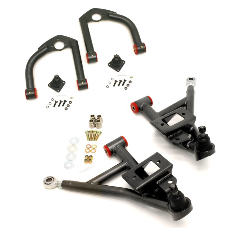 BMR 93-02 F-Body Upper And Lower A-Arm Kit - Black Hammertone - Performance Car Parts