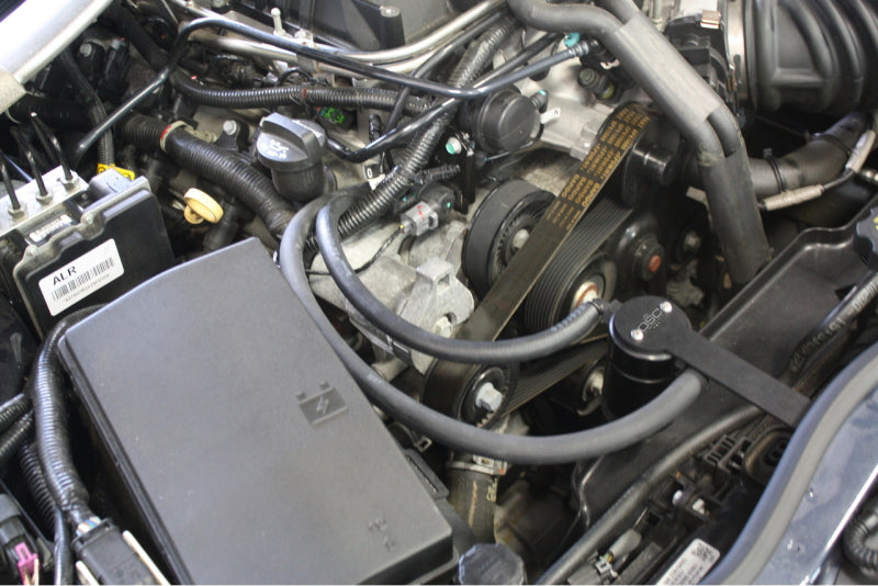 J&L 12-15 Chevrolet Camaro ZL1 6.2L Passenger Side Oil Separator 3.0 - Black Anodized -  Shop now at Performance Car Parts