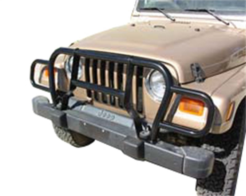 Rampage 1987-1995 Jeep Wrangler(YJ) Headlight Euro Grill Guard - Black -  Shop now at Performance Car Parts