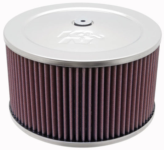 K&N Round Air Filter Assembly 5.125 in FLG / 9in OD / 6.375 in H w/ Vent -  Shop now at Performance Car Parts