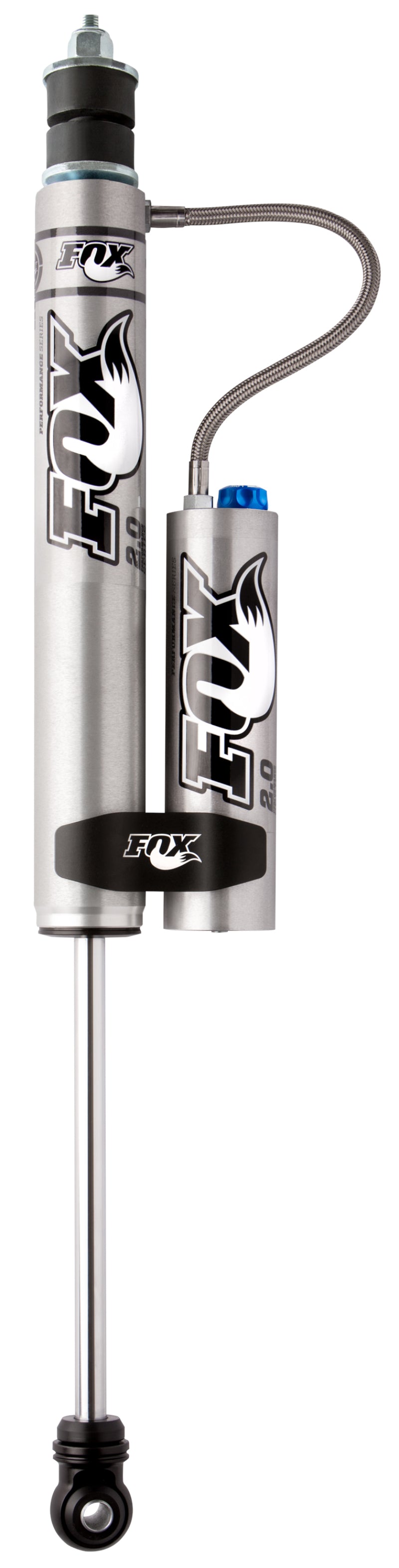 Fox 05+ Ford SD 2.0 Perf Series 9.6in. Smooth Body Remote Res. Front Shock w/CD Adj. / 2-3.5in. Lift -  Shop now at Performance Car Parts