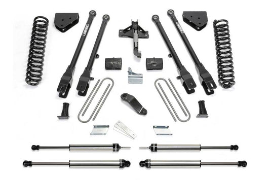 Fabtech 08-15 Ford F250 4WD 6in 4Link Sys w/Coils & Dlss Shks
