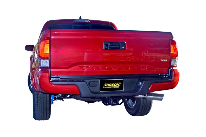 Gibson 16-22 Toyota Tacoma Limited 3.5L 2.5in Cat-Back Single Exhaust - Aluminized -  Shop now at Performance Car Parts