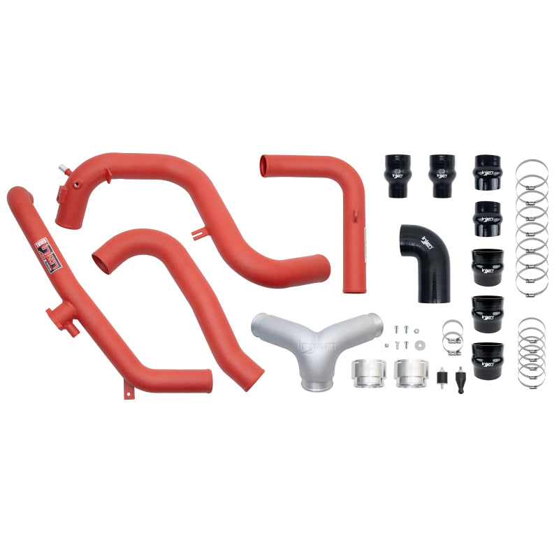 Injen 21-23 Ford Bronco 2.7L V6 (TT) EcoBoost SES Intercooler Pipes - Wrinkle Red -  Shop now at Performance Car Parts