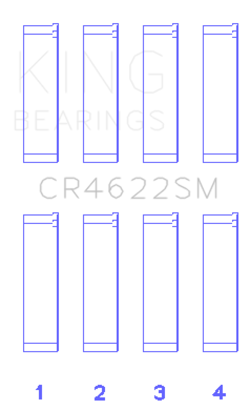King Subaru FB20 Connecting Rod Bearing Set