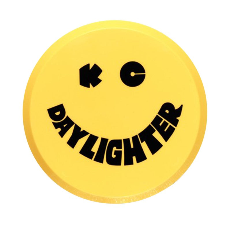 KC HiLiTES 6in. Round Hard Cover for Daylighter/SlimLite/Pro-Sport (Single) - Yellow w/Black Smile -  Shop now at Performance Car Parts