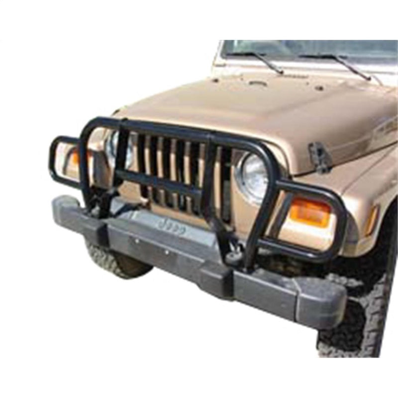 Rampage 1987-1995 Jeep Wrangler(YJ) Headlight Euro Grill Guard - Black -  Shop now at Performance Car Parts