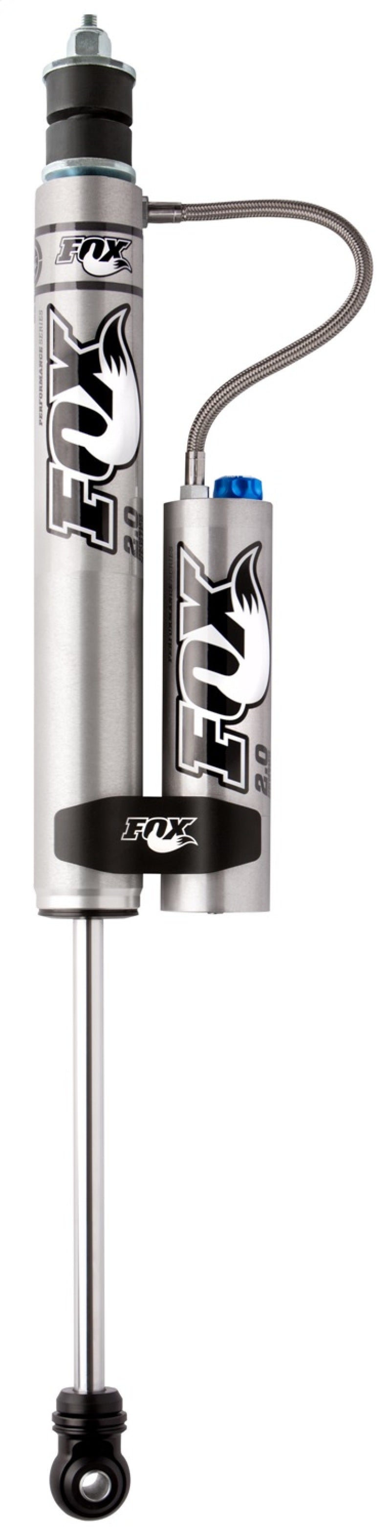 Fox 99+ Chevy HD 2.0 Performance Series 14.1in. Smooth Body Remote Res. Rear Shock / 7-10in. Lift -  Shop now at Performance Car Parts