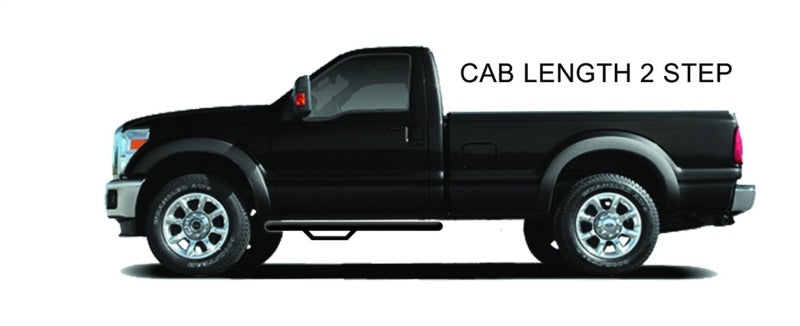 N-Fab Nerf Step 17-18 Ford F-250/F-350 Regular Cab - Tex. Black - Cab Length - 3in -  Shop now at Performance Car Parts