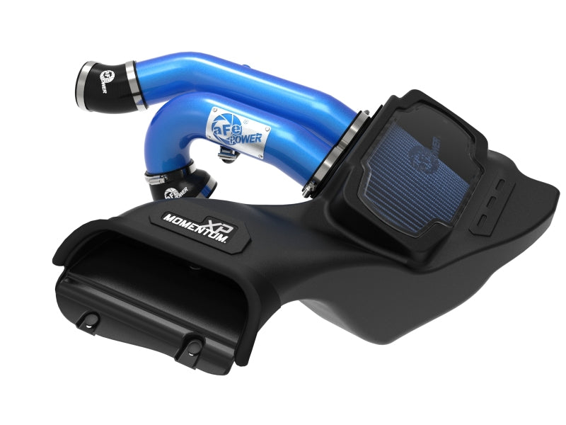 aFe 21-22 Ford F-150 Raptor V6-3.5L(tt) Momentum XP Cold Air Intake System - Blue w/ Pro 5R Filter -  Shop now at Performance Car Parts