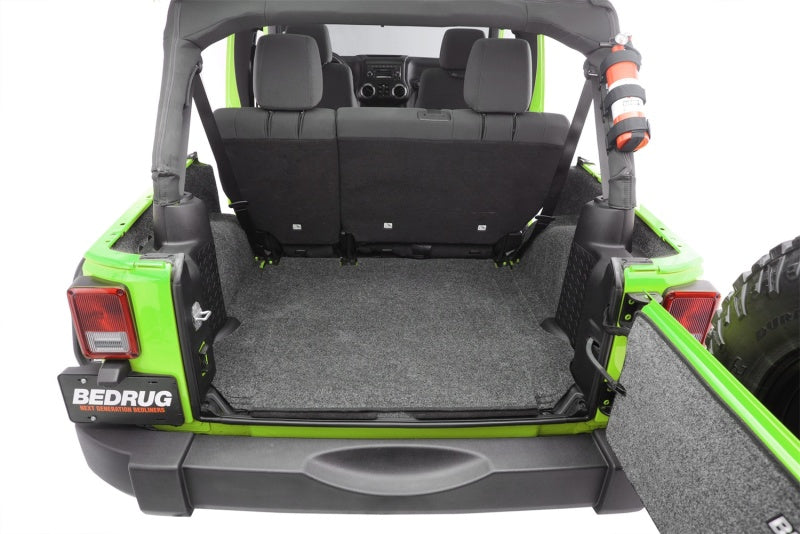 BedRug 07-10 Jeep JK Unlimited 4Dr Rear 5pc Cargo Kit (Incl Tailgate & Tub Liner) -  Shop now at Performance Car Parts