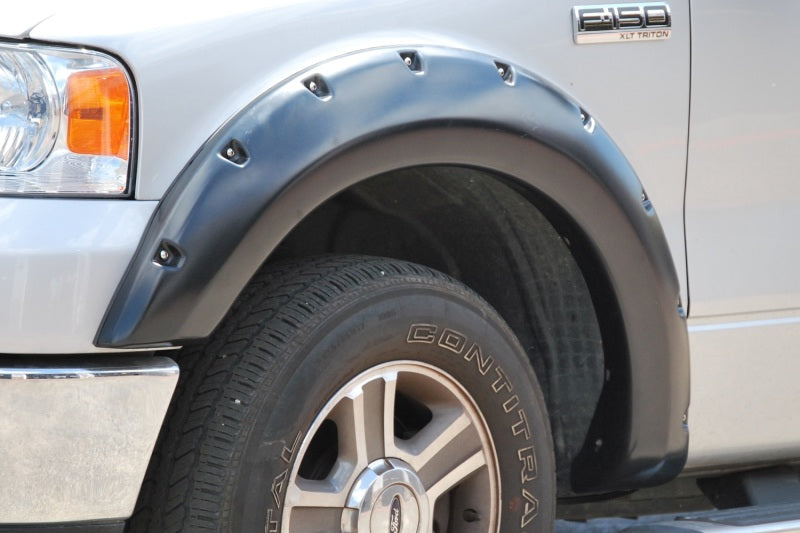 Lund 04-08 Ford F-150 RX-Rivet Style Textured Elite Series Fender Flares - Black (4 Pc.) -  Shop now at Performance Car Parts