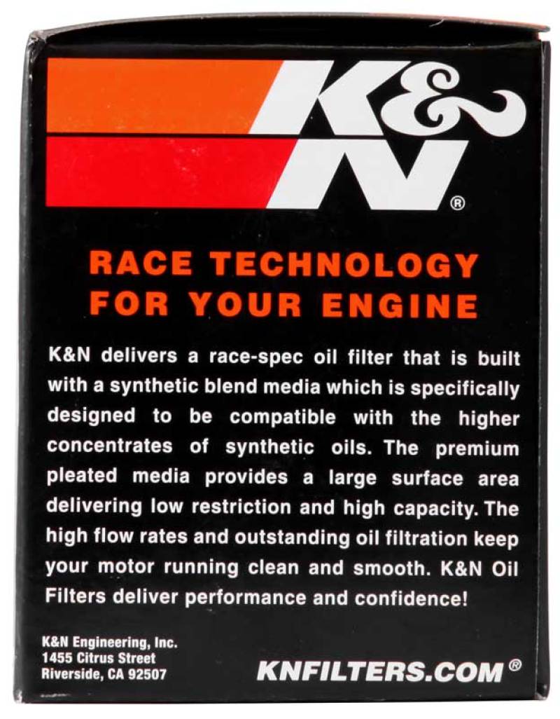 K&N Honda / Kawasaki / Yamaha / Polaris / Victory 2.688in OD x 3.344in H Oil Filter -  Shop now at Performance Car Parts