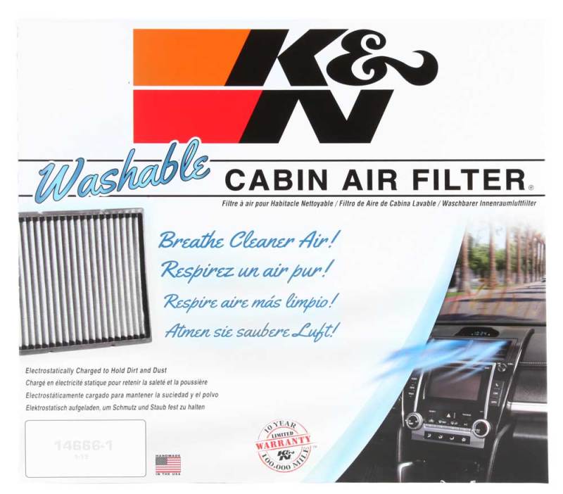 K&N 05-14 VW Jetta 2.5L 2.0L / EOS Cabin Air Filter -  Shop now at Performance Car Parts